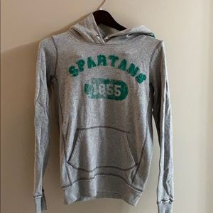PINK MIchigan state sweatshirt